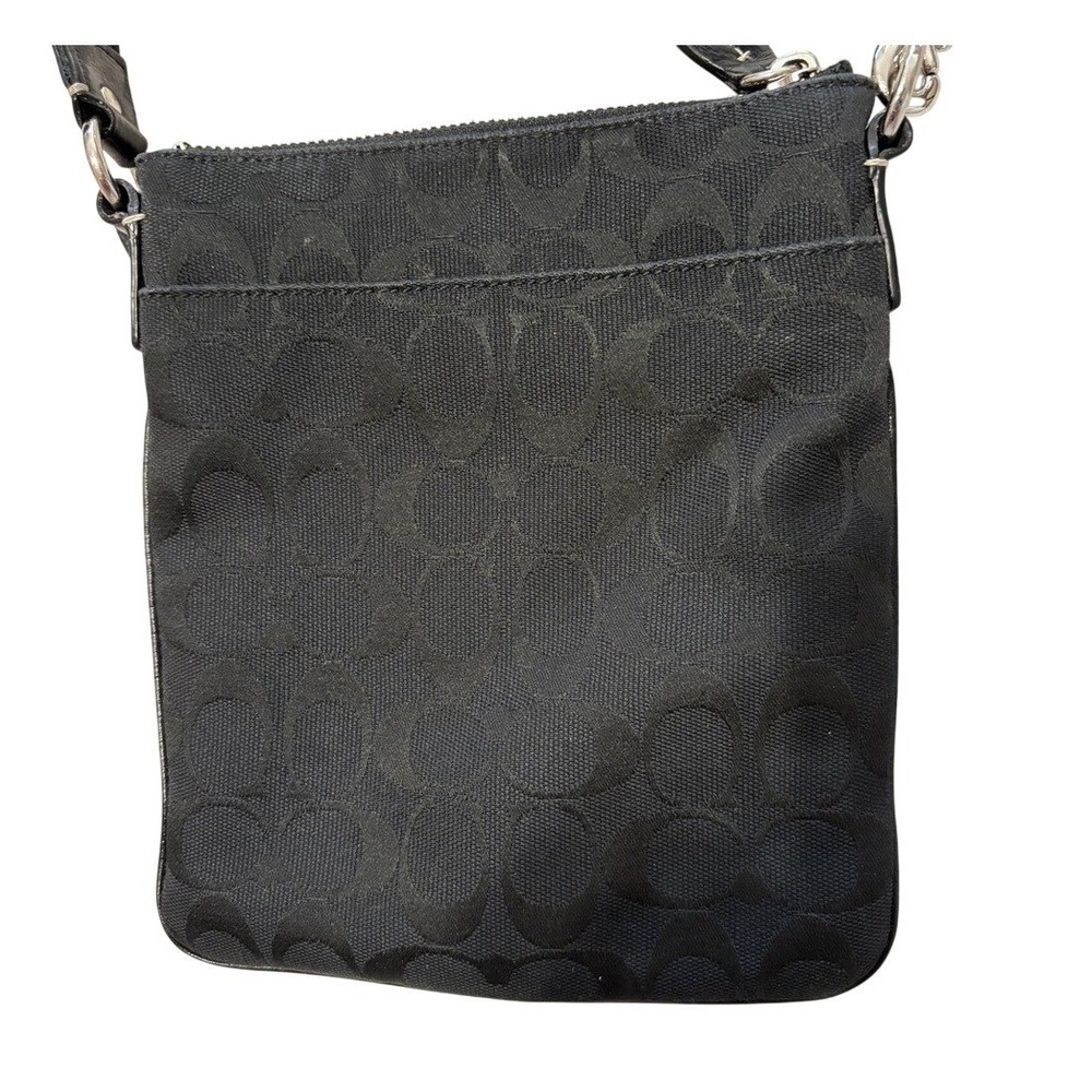 Coach Signature Penelope Bag Black Crossbody Small Messenger - Picture 3 of 14